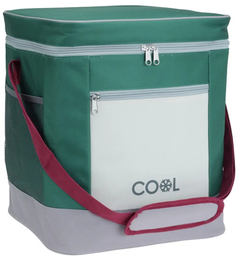 COOL 30 literes XXL hűtőtáska, thermo-s, 37 x 31 x 31 cm, zöld