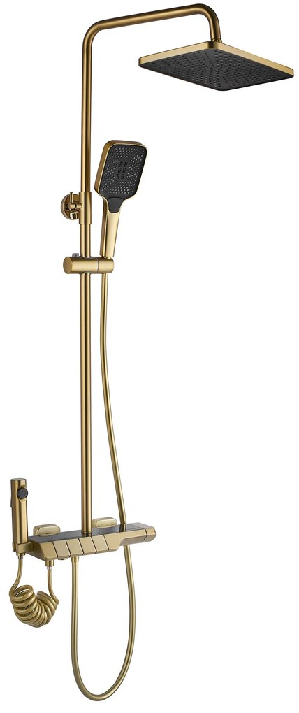Zuhanyszett Termosztátos REA ROB Gold Brush