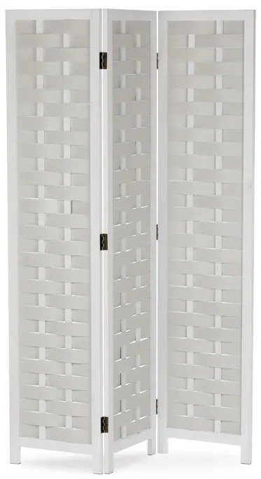 Fehér Tömörfa Paraván. EF-L186 WT