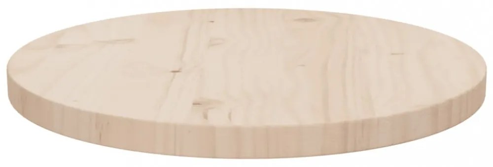 tömör fenyőfa asztallap Ø40 x 2,5 cm