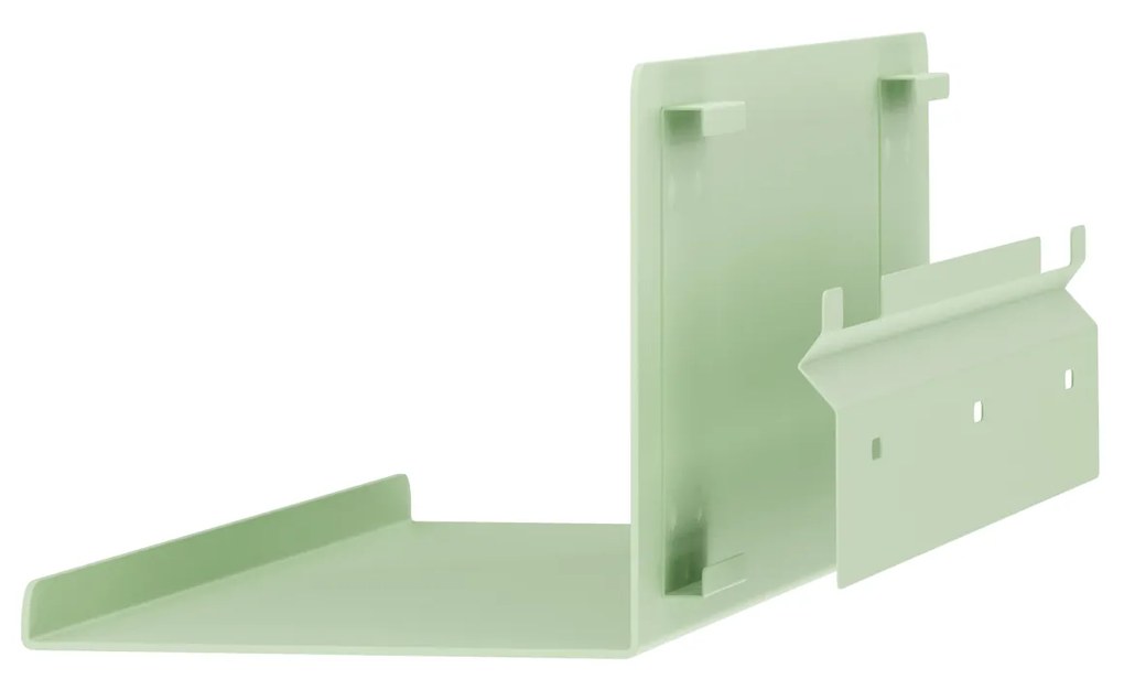 Fali polc JOANNE 400 mm, Fresh Style: pasztellzöld