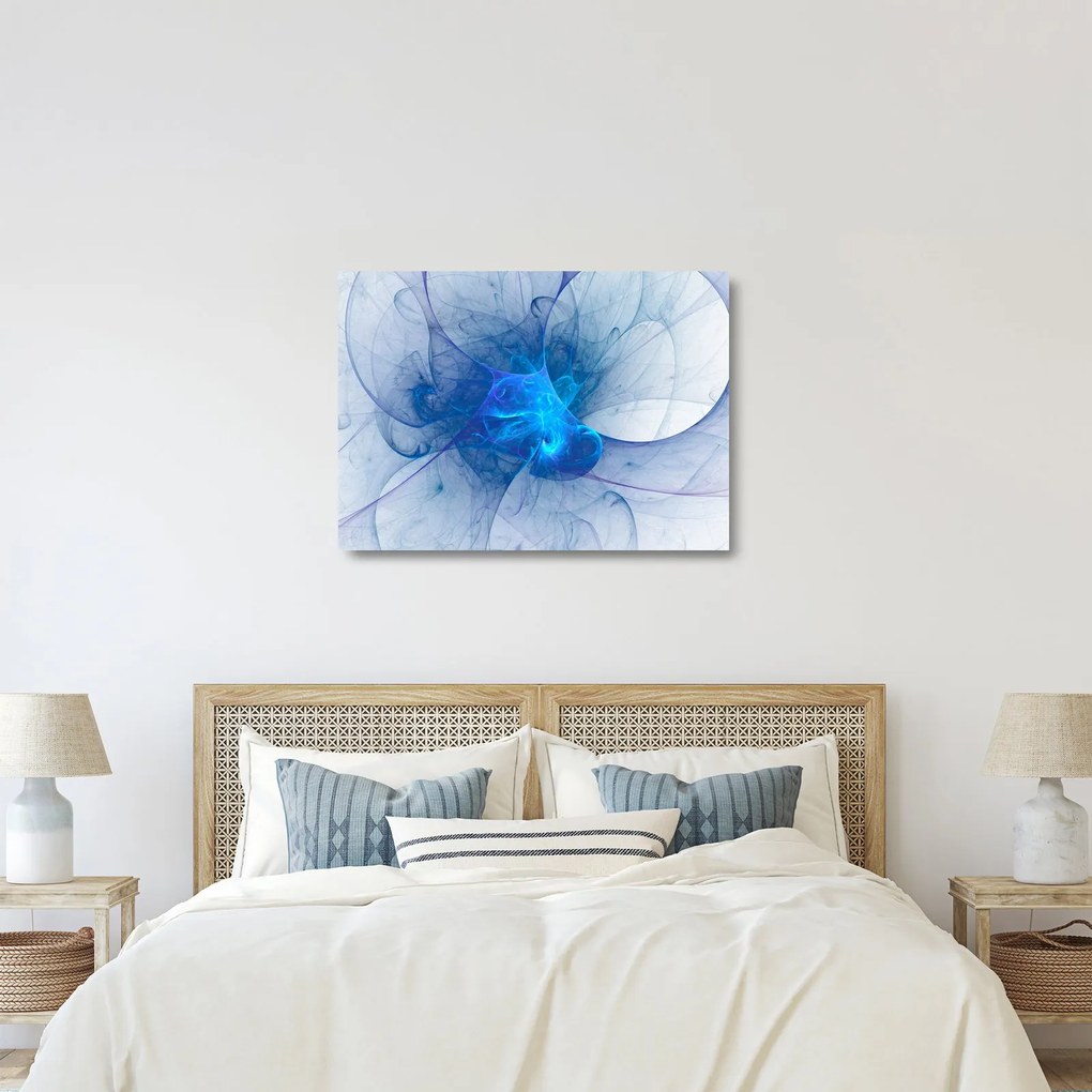 Absztrakt kép (üvegen) (70x50 cm)