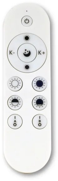 Top Light - LED dimmelhető csillár zsinóron APOLO LED/45W/230V fehér + távirányító