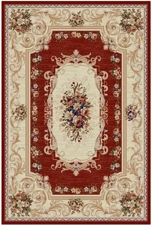 Klasszikus szőnyeg virágmintával