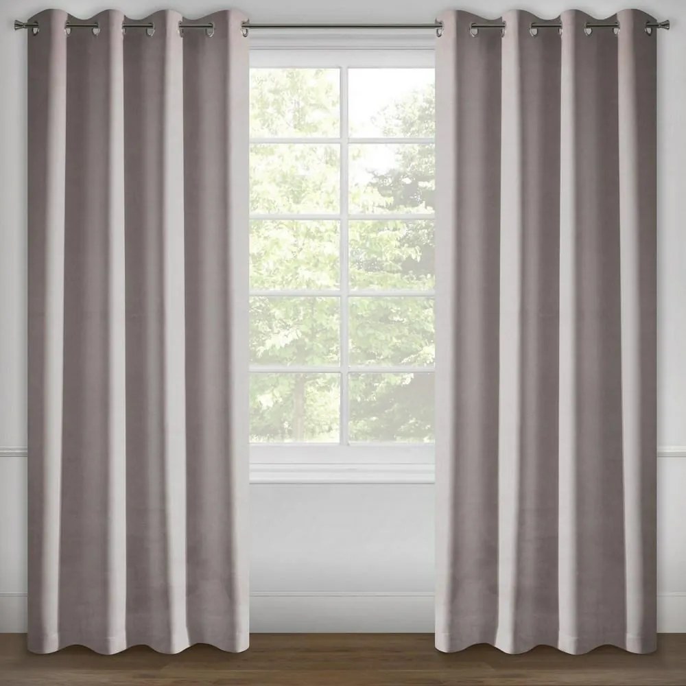 Függöny huzat 140x250 púderrózsaszín sötétítő