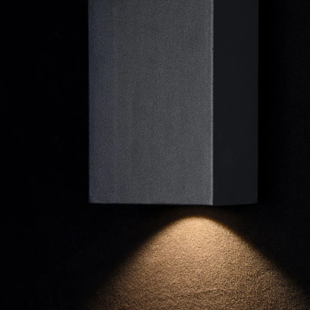 MAYTONI O581WL-L6B TIMES Modern Kültéri Fali Lámpa Fekete LED IP54