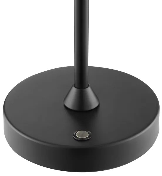 Brilliant - LED dimmelhető újratölthető érintésvezérelt asztali lámpa ELORA LED/2,5W/5V 2700K IP44 fekete