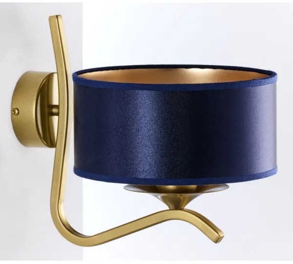 Jupiter 2115 - KASZMIR fali lámpa 1xE27/15W/230V kék/arany