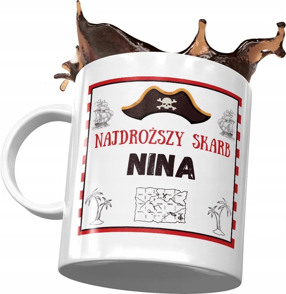 Nina Születésnapi Bögre Névnapi Ajándék Nyomtatott Fotóval