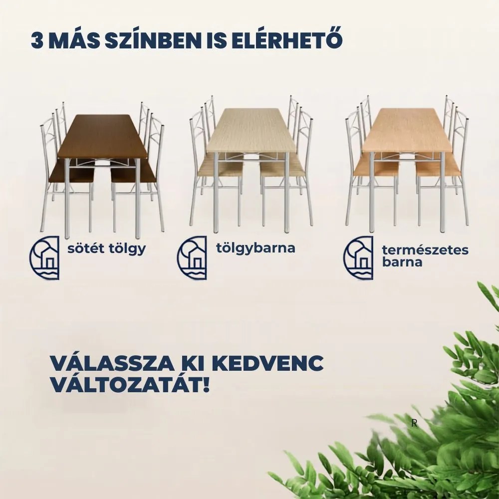 PAUL étkezőgarnitúra, 5 részes, bársony fehér Jurhan