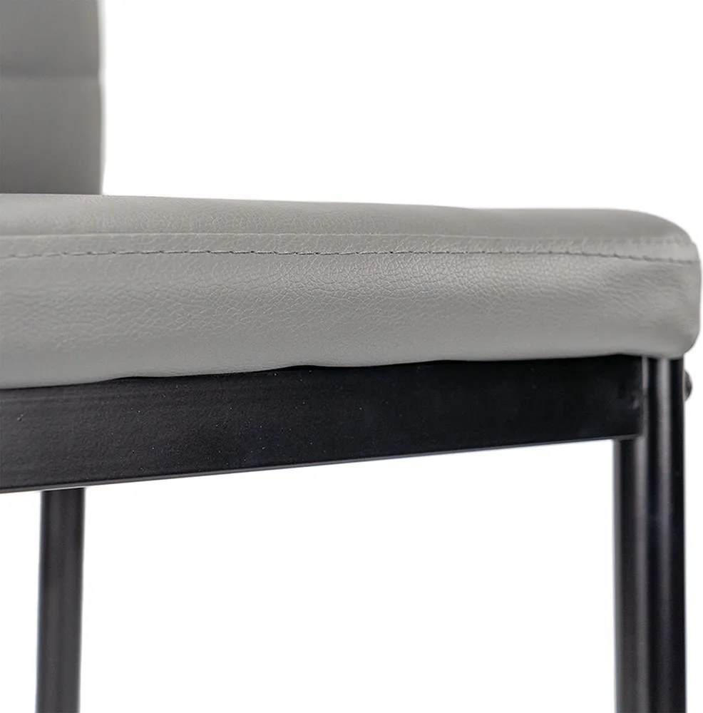 Tino NOVA Étkezőszék szürke-fekete színben