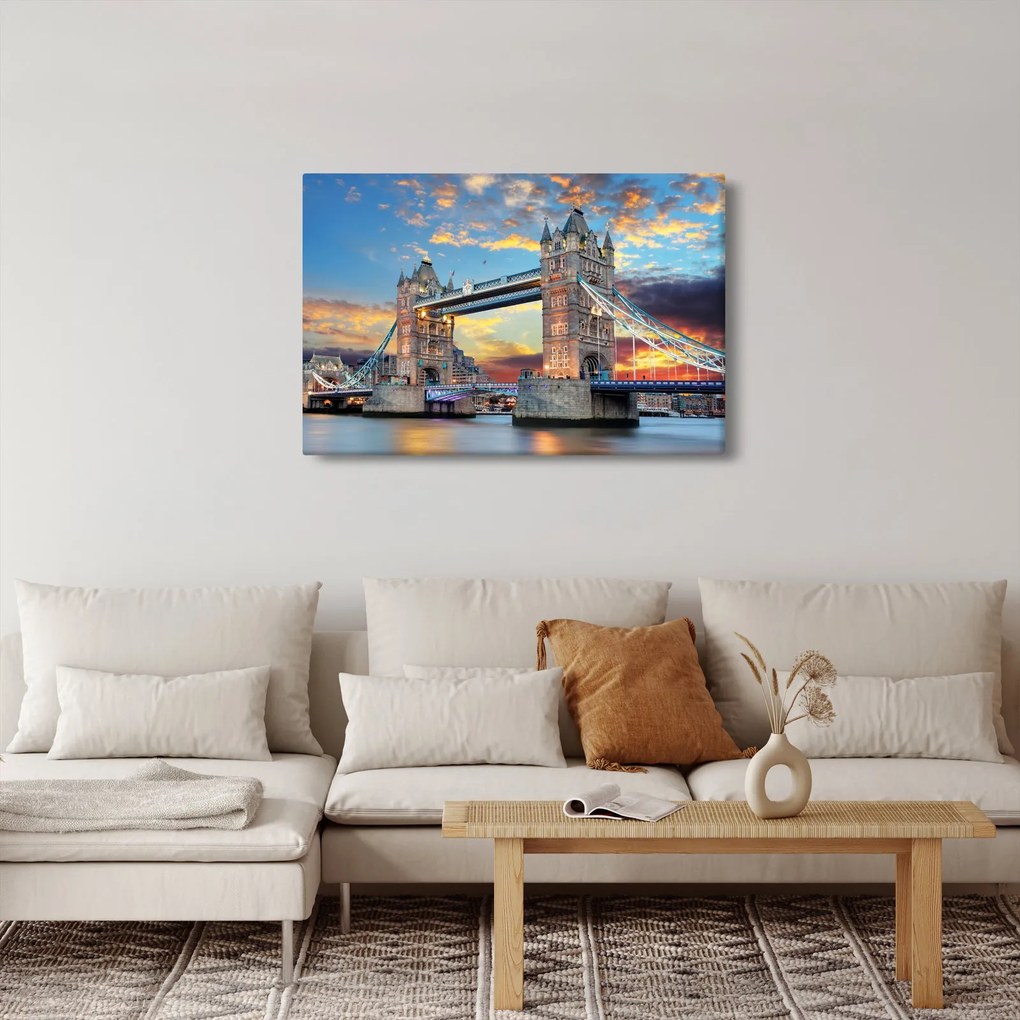 Kép - Tower Bridge, London, Anglia (90x60 cm)