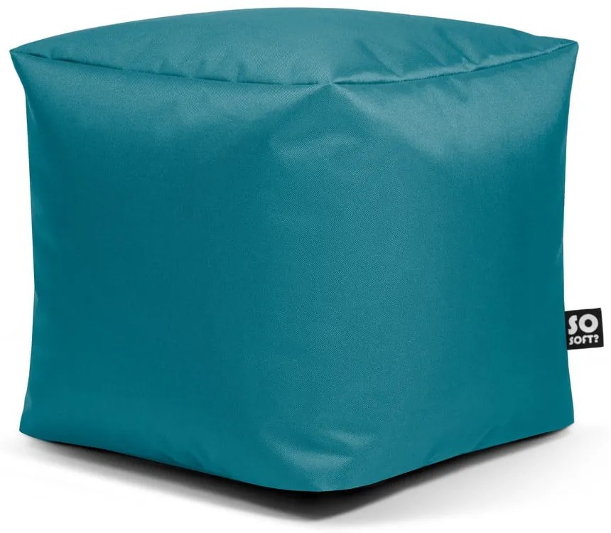 Türkiz gyerek babzsákfotel Cube M – So Soft?