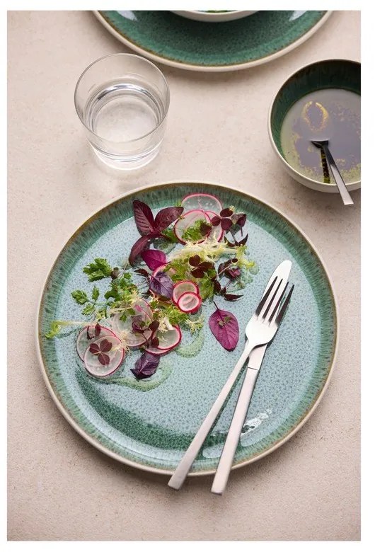 Fehér-zöld kőedény tálka 400 ml Gastro White/Green – Bitz