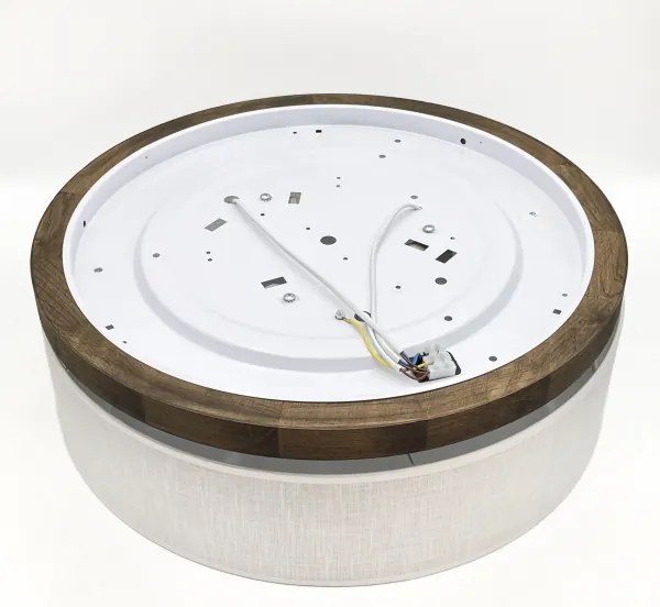 Brilagi - LED mennyezeti lámpa BELLADONNA 3xE27/15W/230V, 50 cm, fehér/dió