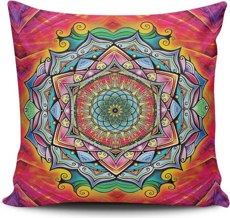 Díszpárna, 43×43 cm – MANDALA-37