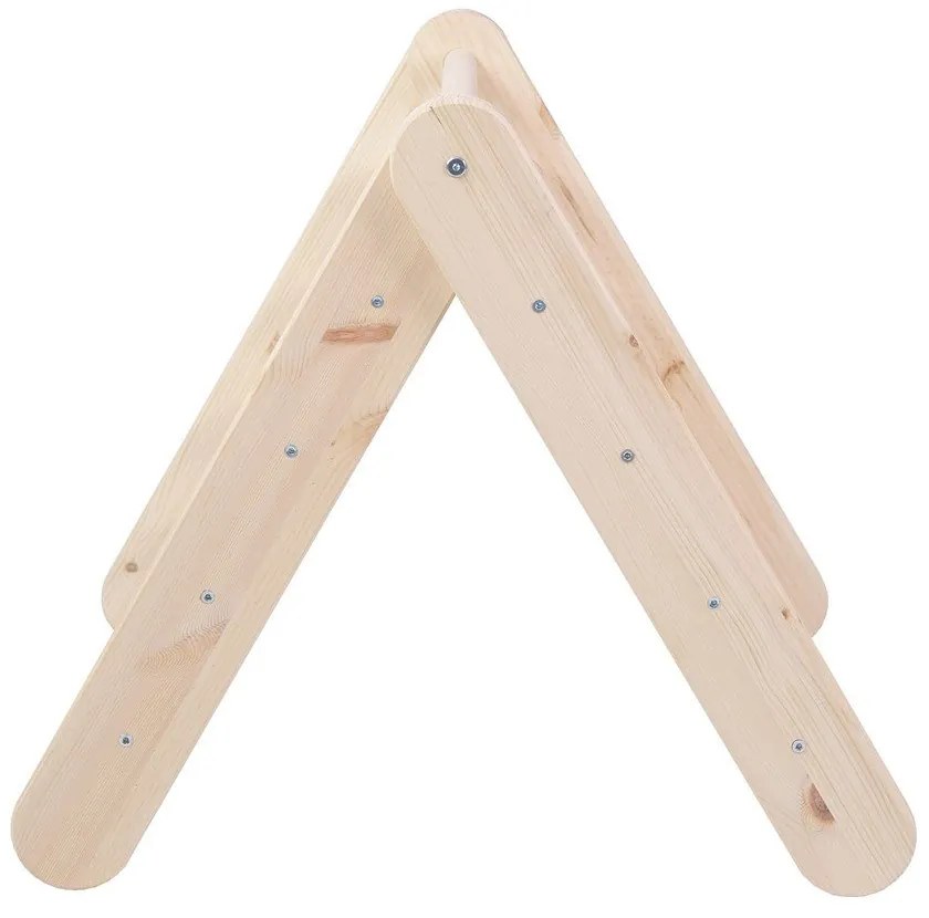 Natúr színű borovi fenyő pikler háromszög 46x87x60 cm Montessori – Meowbaby
