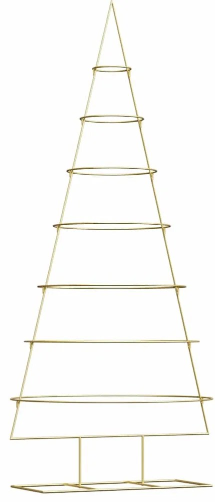 Fém karácsonyfa állvánnyal Arany 210 cm Porszórt Acél