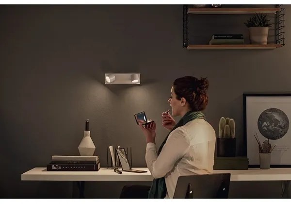 Philips 56242/31/P0 - LED Szabályozható spotlámpa STAR 2xLED/4,5W/230V