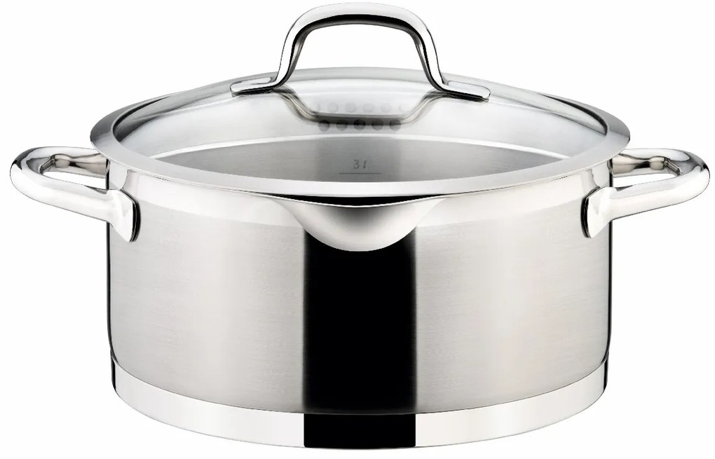 Tescoma President 24 cm szűrőfedeles serpenyő, 5 l