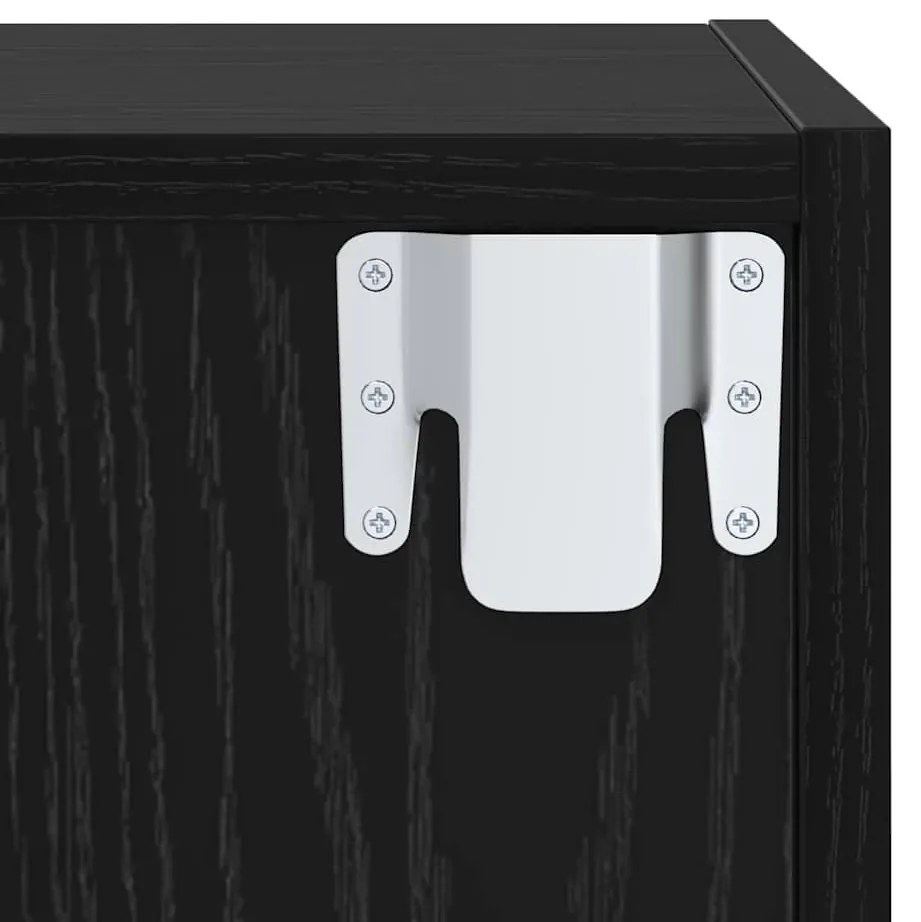 TV szekrény garnitúra 4 pcs Musta tammi 37 x 37 x 142.5 cm
