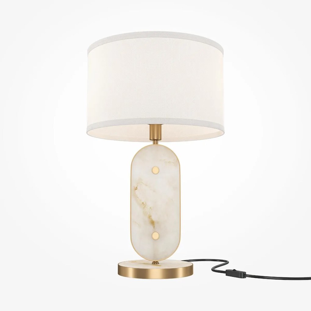 Maytoni modern asztali lámpa marmo fehér arany mymod099tl-01g