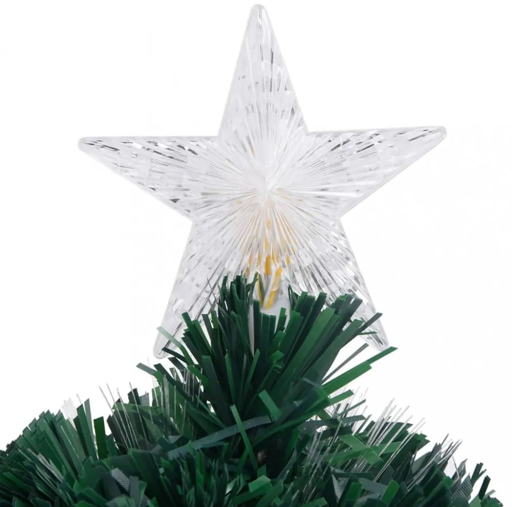 száloptikás megvilágított karácsonyfa állvánnyal 64 cm