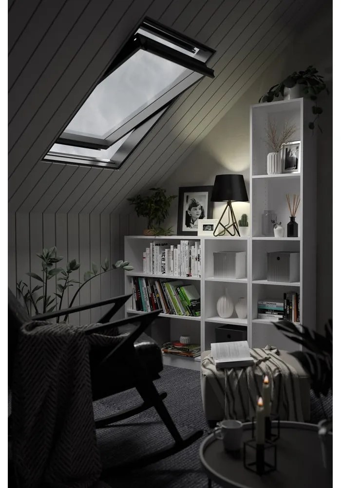 Basic fehér könyvespolc , 41 x 203 cm - Tvilum