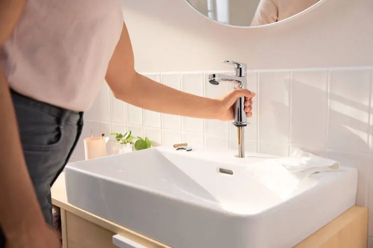 Hansgrohe Rebris S, mosdócsaptelep 110 hulladékkészlet nélkül, CoolStart, króm, 72520000