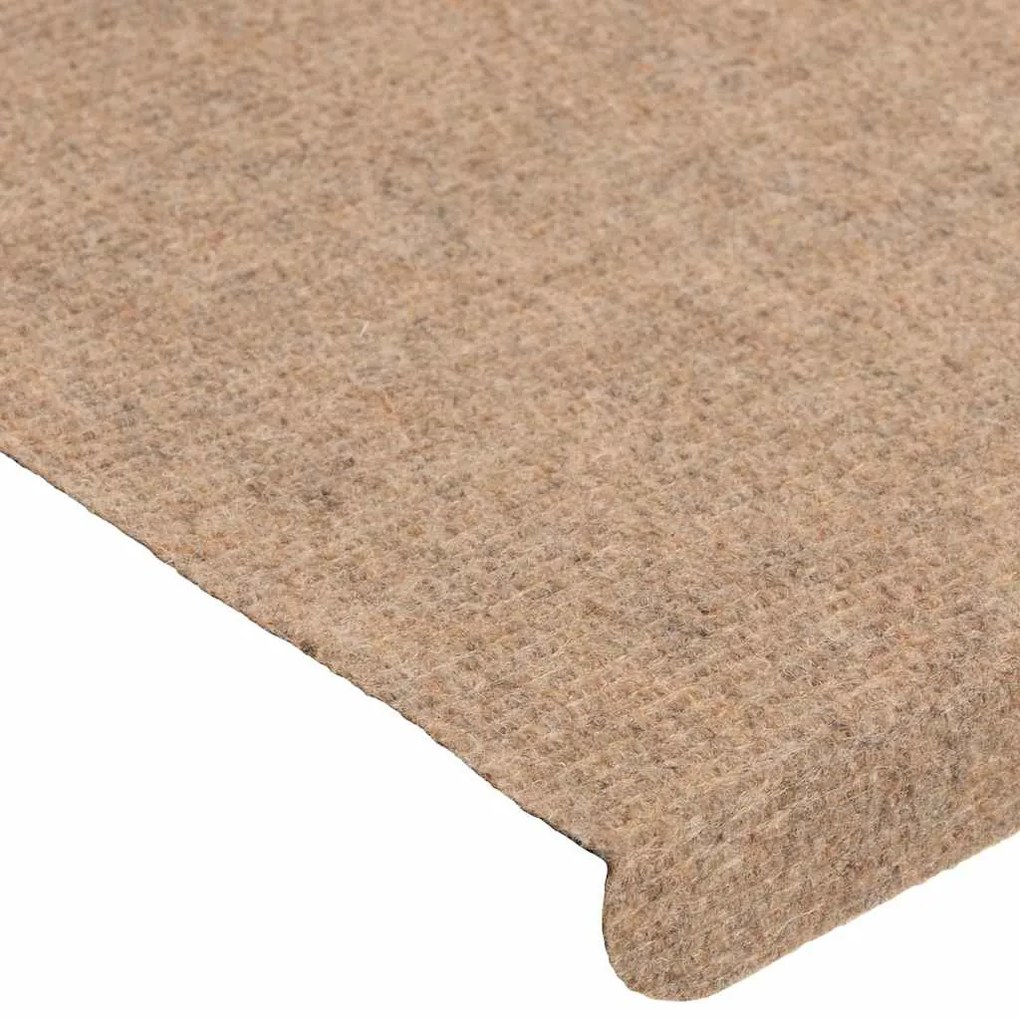 30 db bézs öntapadó lépcsőszőnyeg 65 x 24,5 x 3,5 cm