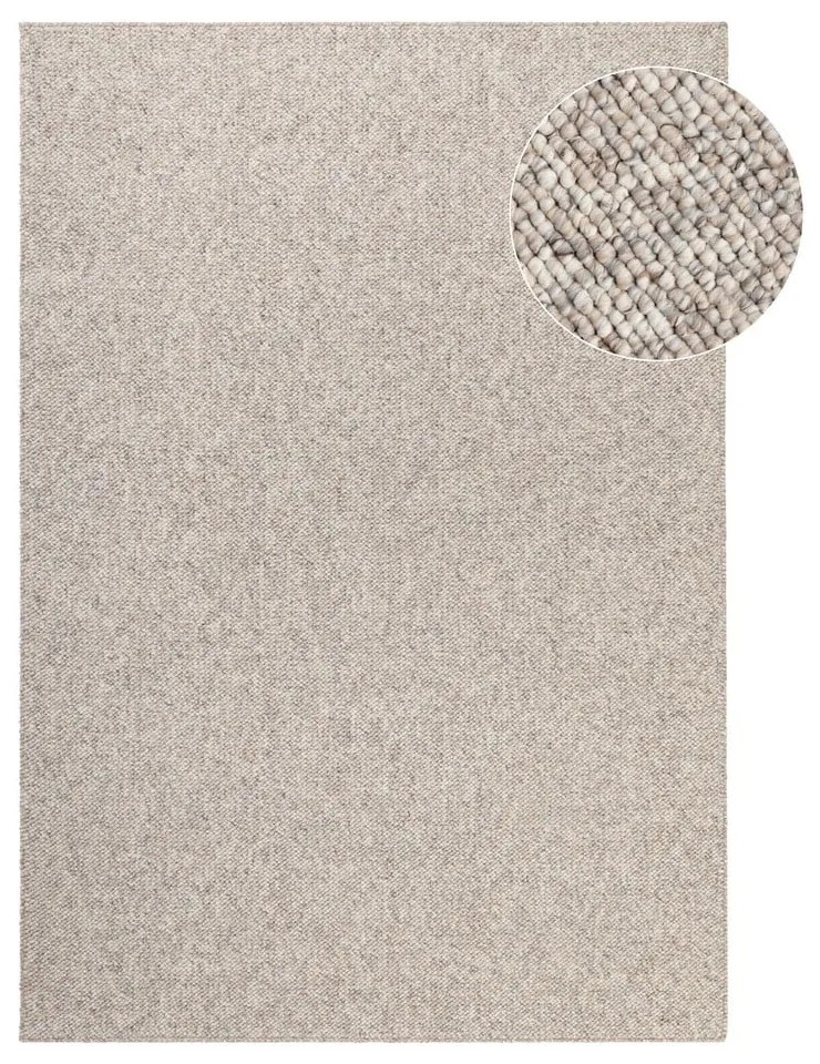 Szürke-krémszínű mosható szőnyeg 200x290 cm Rocco Dark Cream – Elle Decoration