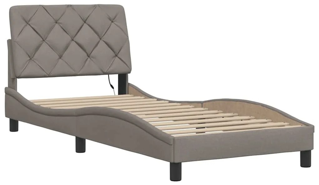 szövet ágykeret LED-es matrac nélkül 80x200 cm 80x200 cm