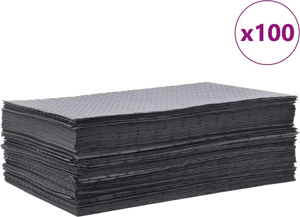 vidaXL Olajfelszívó párna 100 db Szürke 40x50 cm