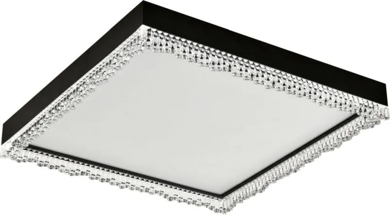 ZUMA LINE FM2304458S-MB REGI Négyzetes Mennyezeti Lámpa Fekete LED IP20