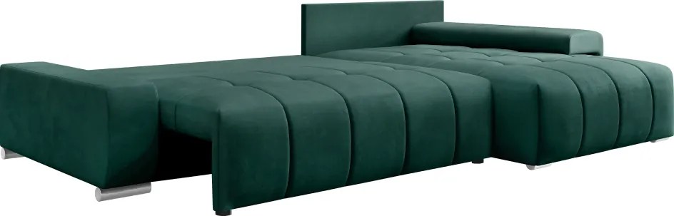 Univerzális ülőgarnitúra, smaragdzöld, VEZAN ROH