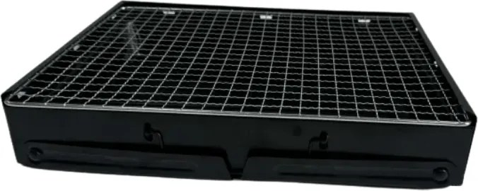 Hordozható faszenes grill EASY TRAVEL 35x29 cm