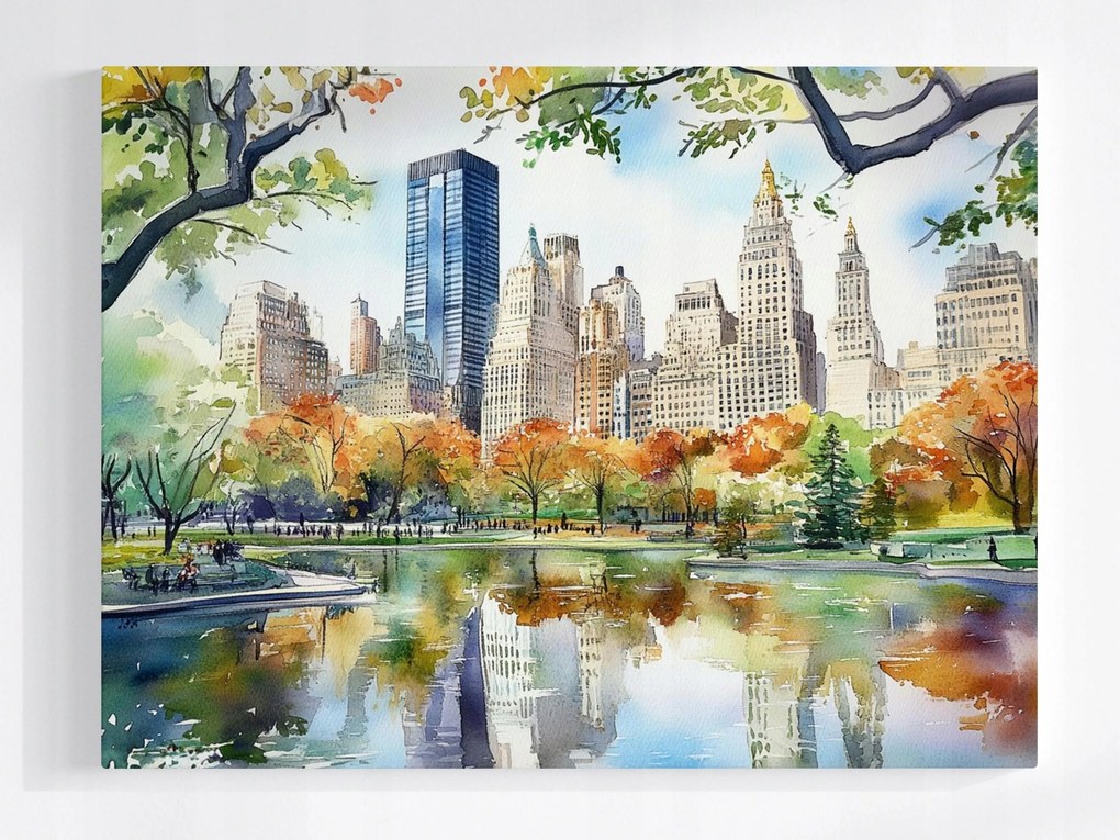Poszter Nyc Város New York Manhattan Central Park 80x60
