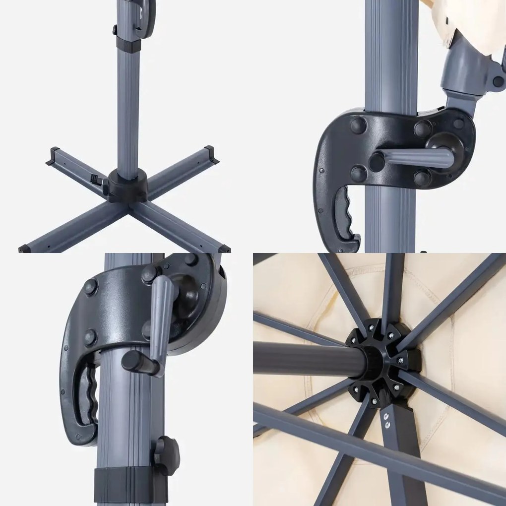 Furnigo Lumin napernyő Ø300 cm - krém