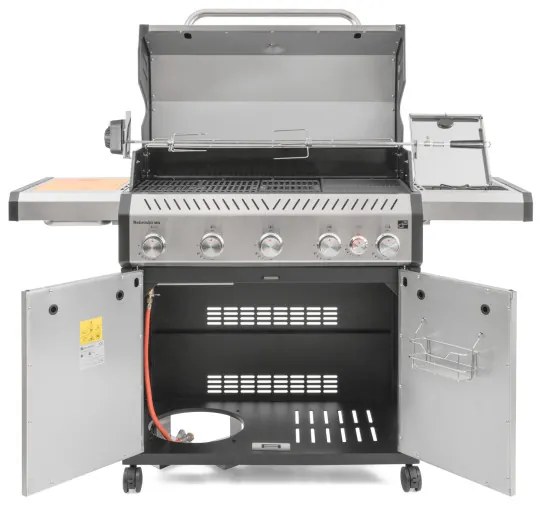 G21 Nebraska BBQ Premium Line gázgrill, 6 égőfejjel + ajándék reduktor
