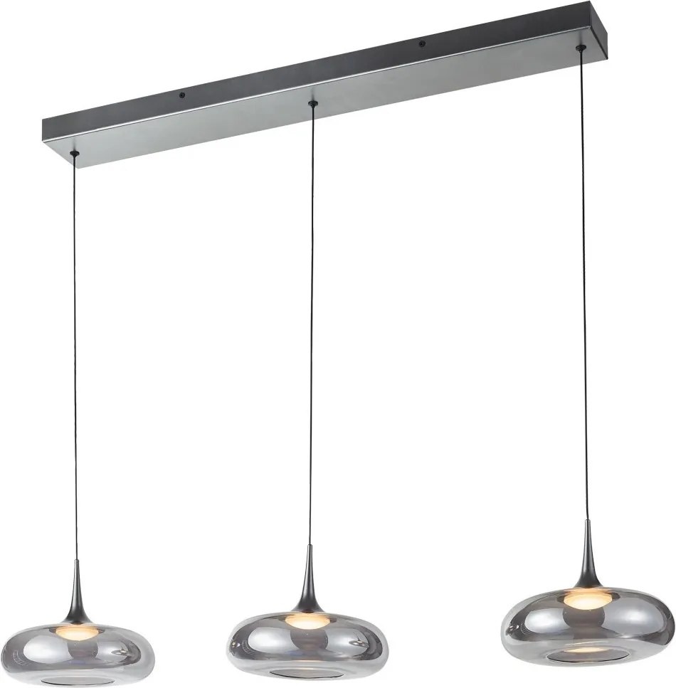 Italux modern függeszték tenele ezüst itxpnd-24028-3b-silv