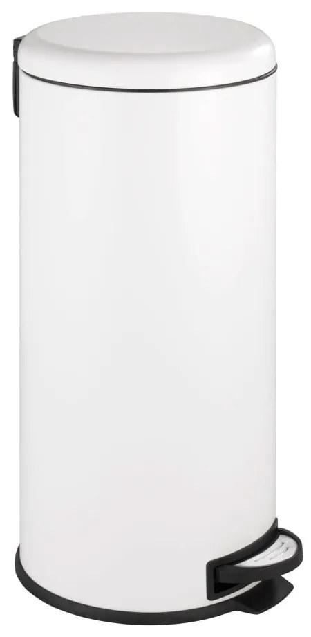 Fehér acél pedálos szemetes 30 l Leman – Wenko