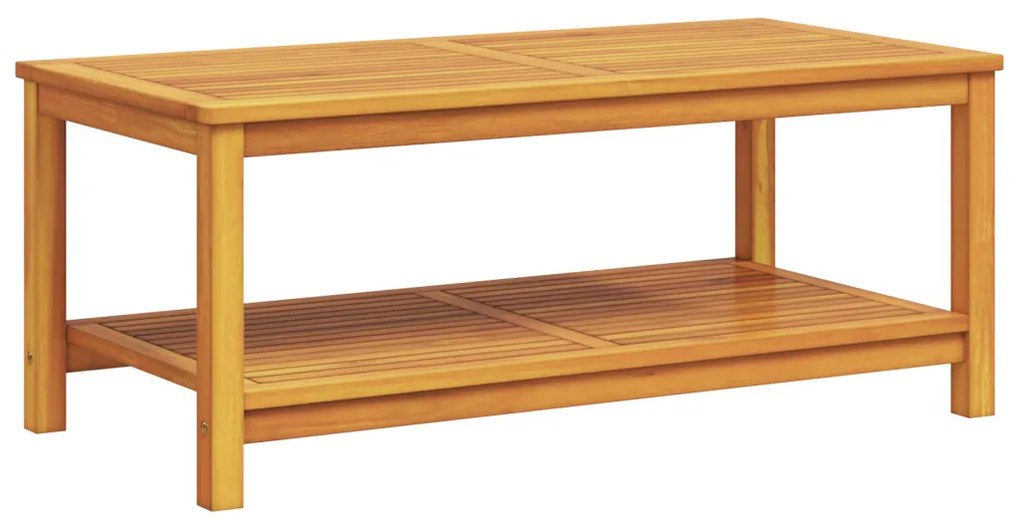 Dohányzóasztal 110x55x45 cm Tömör akácfából