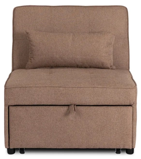 Ágyazható Fotel Barna Színben. IBERIS 80 cm