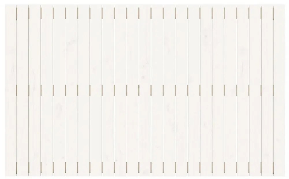 fehér tömör fenyőfa fali fejtámla 147 x 3 x 90 cm