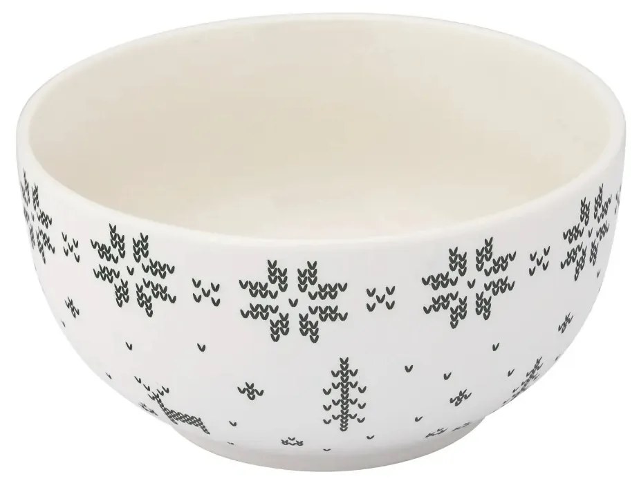 Altom Grenlandia porcelán tál 13 cm, 600 ml, zöld