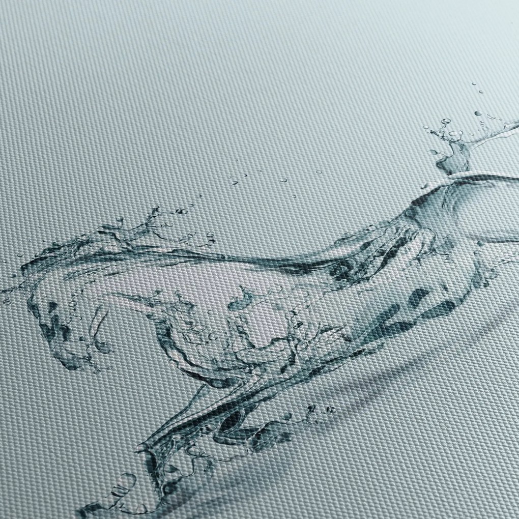 Kép - Vízcseppekből álló lovak (120x50 cm)