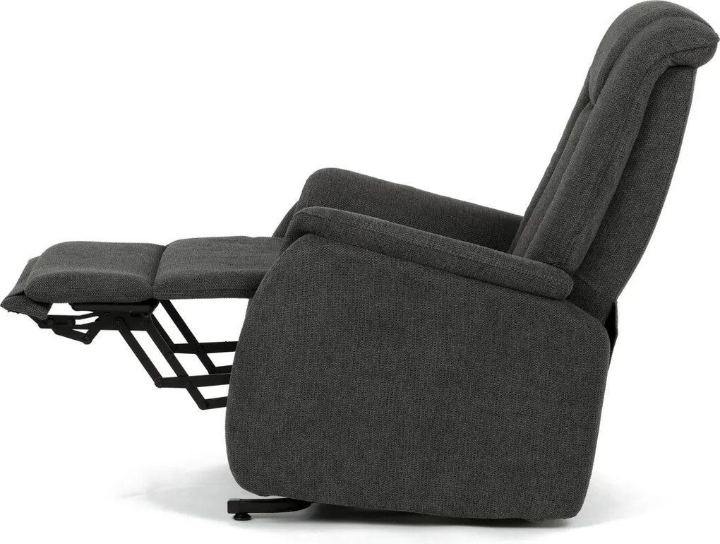 Szürke elektromos relaxfotel kábeles vezérléssel, szövet kárpitozással, TV-L8963 GREY2