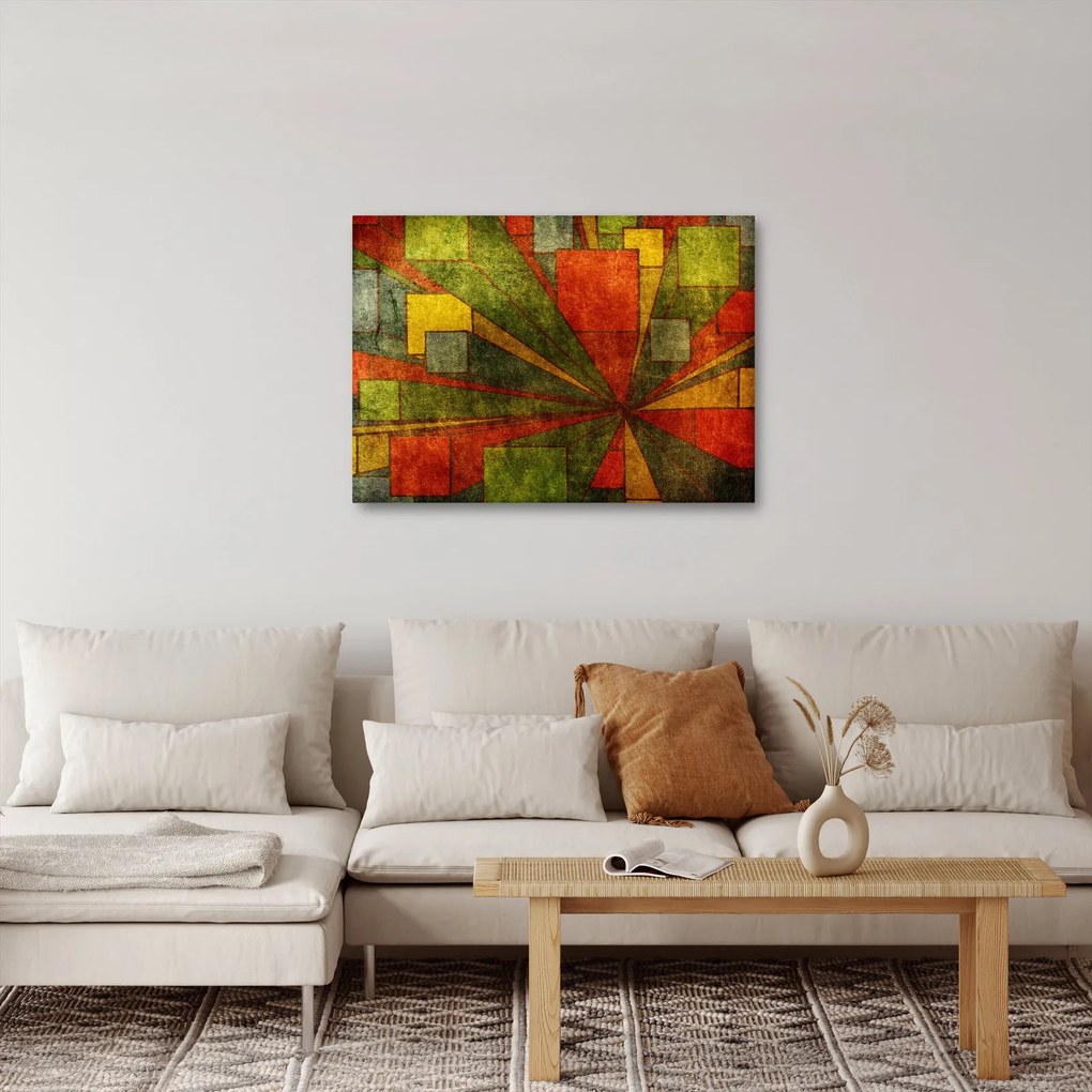 A geometriai absztrakció képe (70x50 cm)