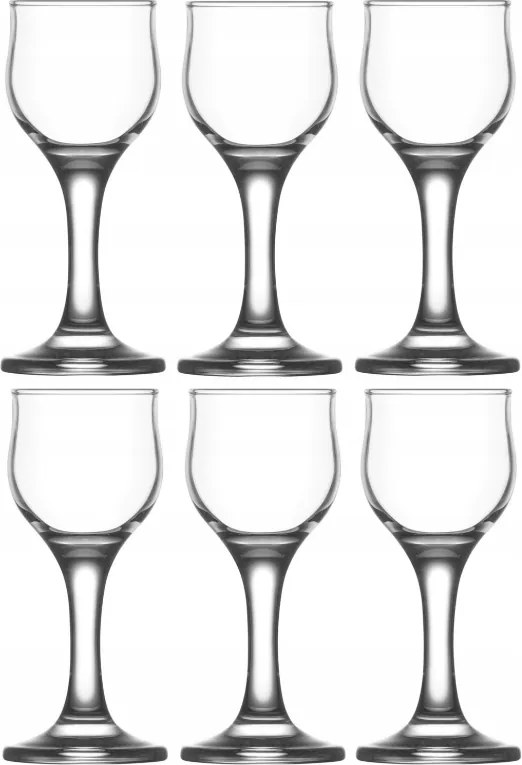 Lav Nevakar Poharak 6 db-os szett Likőr pohár szett 6 x 55 ml