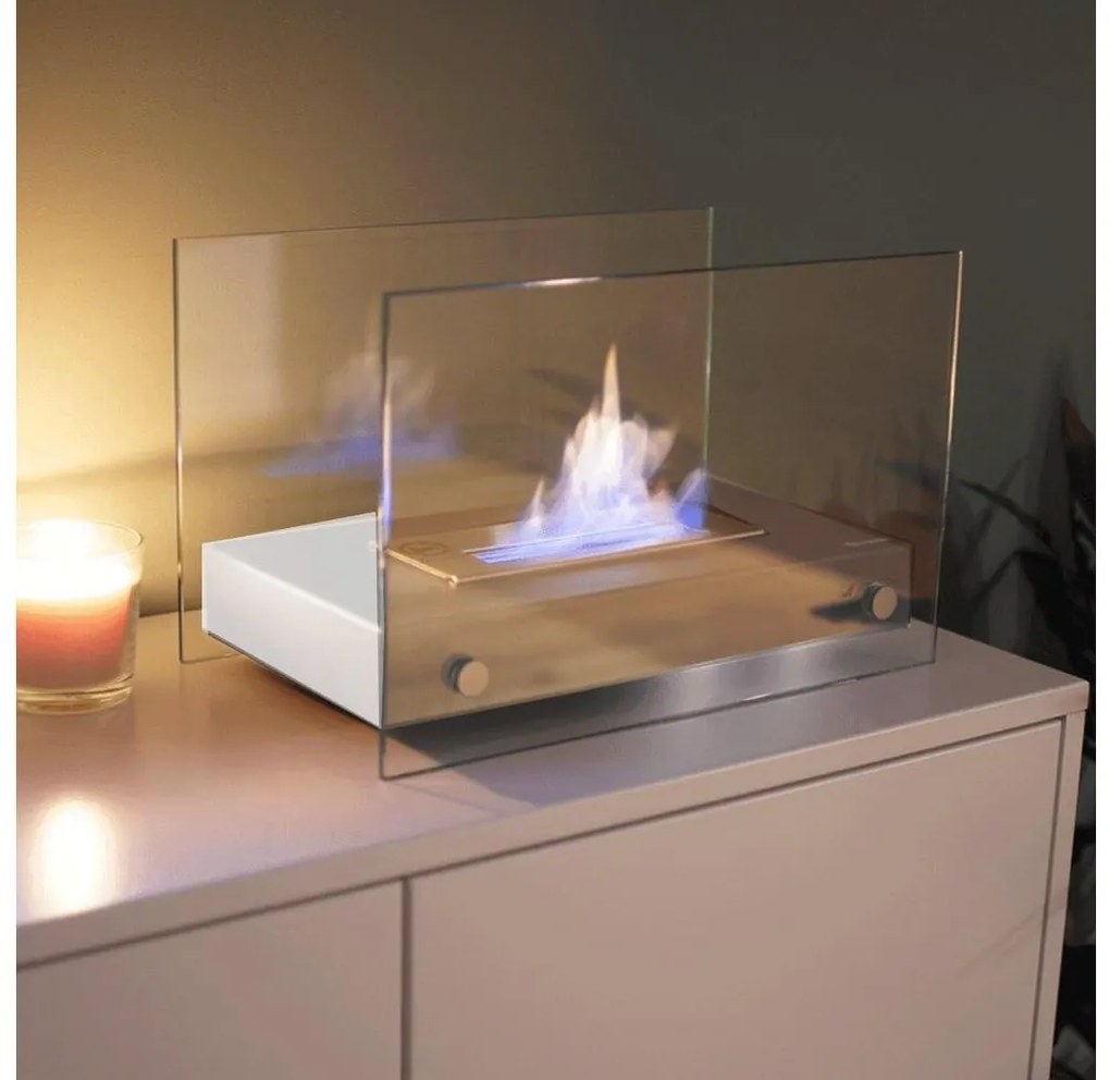 BIO kandalló HOTEL/MINI 25,2x39cm 1kW fehér, TUV tanúsítványval